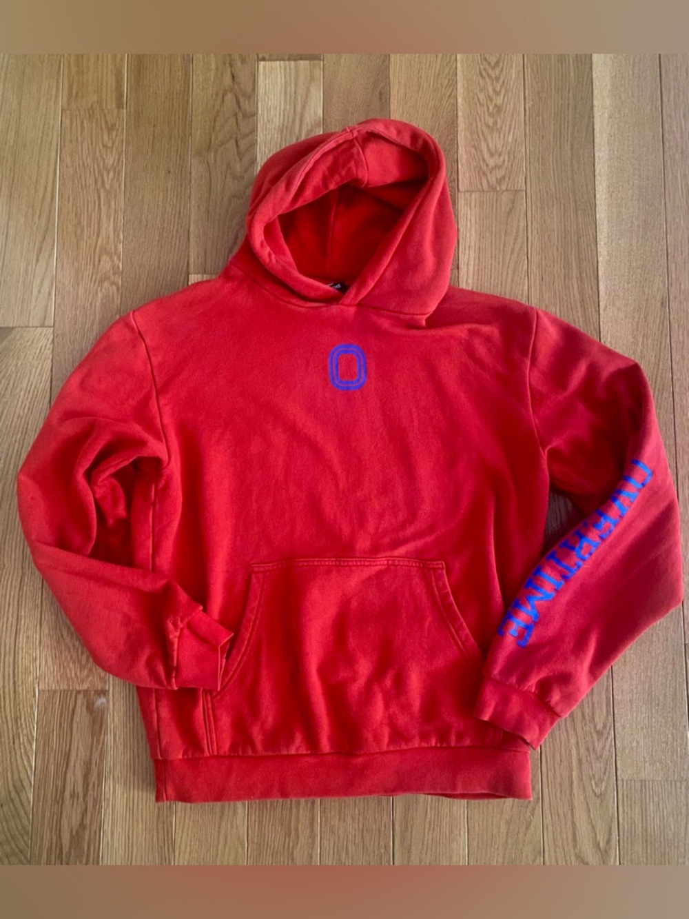Overtime Red Hoodie Sweatshirt Youth XL